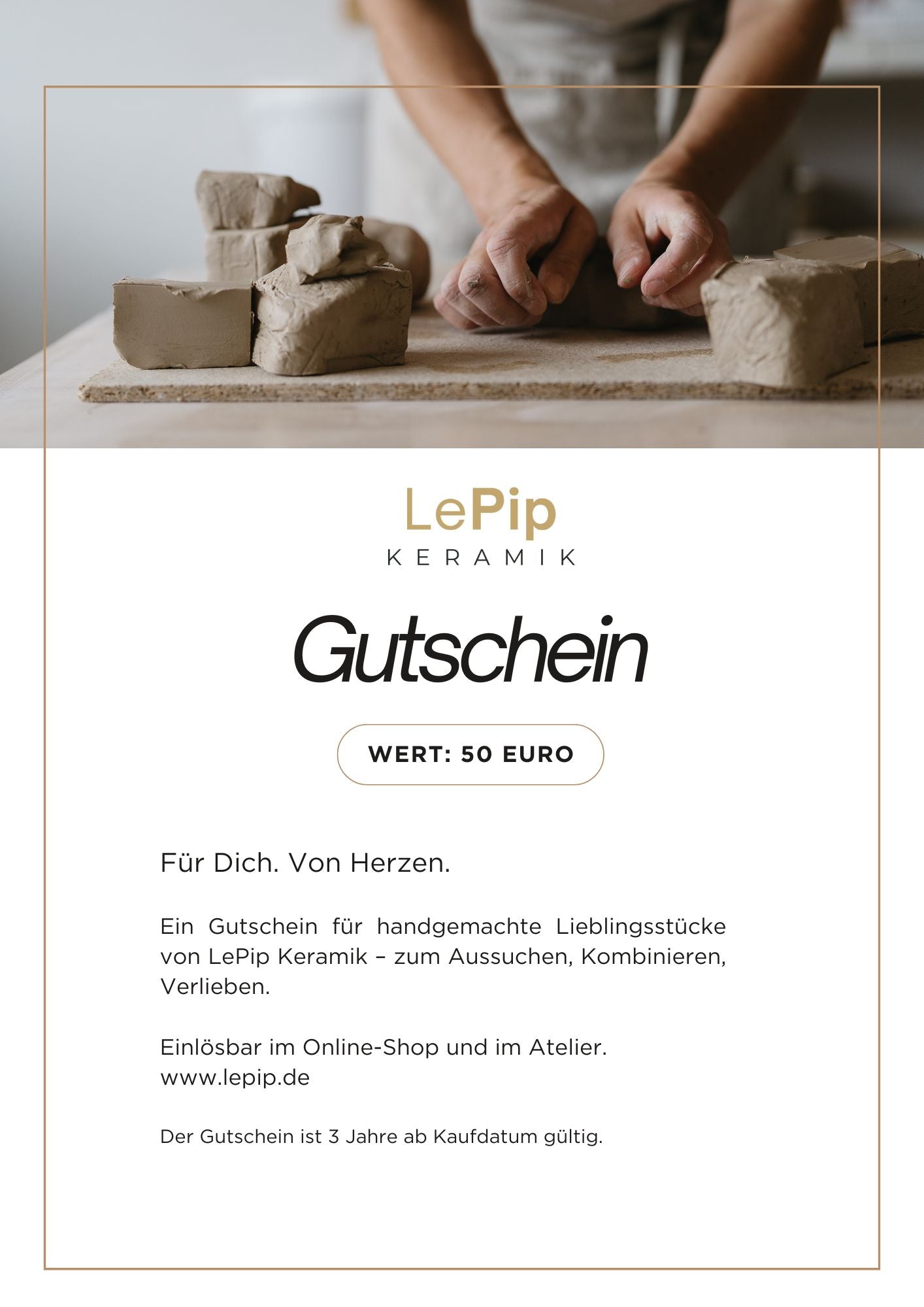 LePip Keramik Gutschein