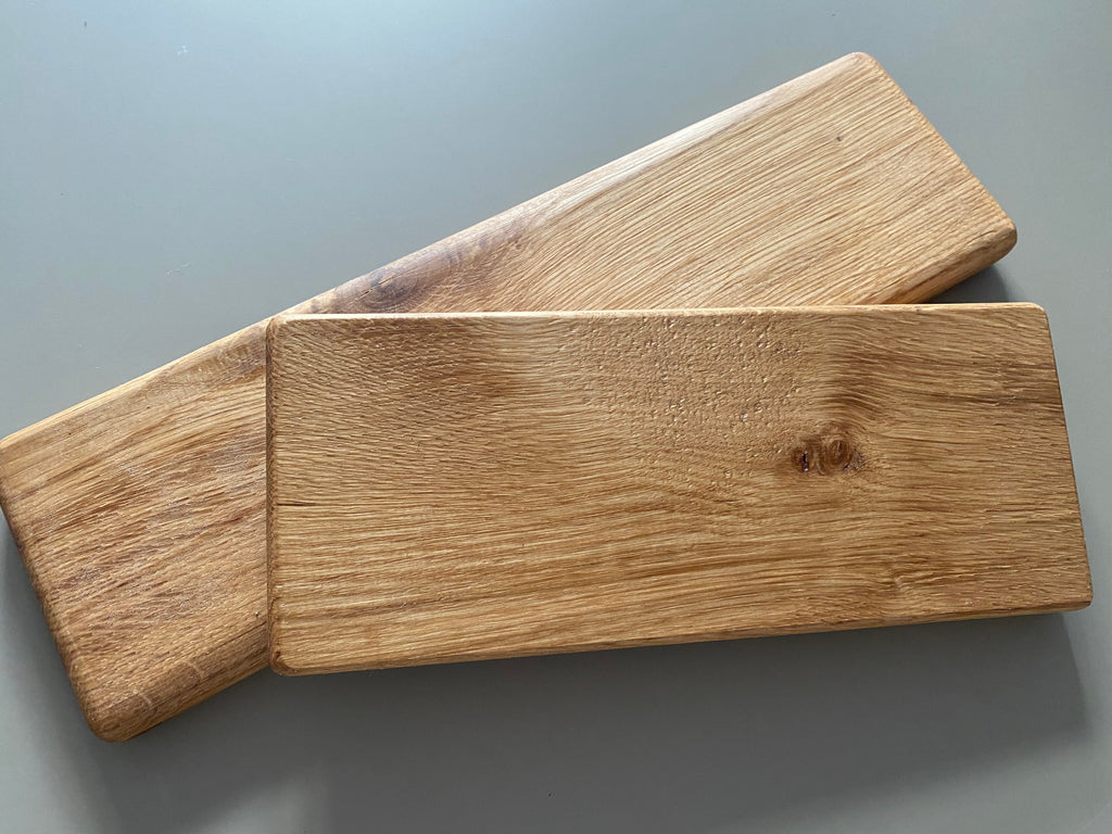 Eichenholzbrett für Buchstaben